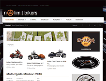 Tablet Screenshot of nolimitbikers.com